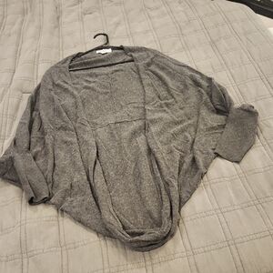 Calvin Klein Charcoal Gray Women's Poncho Size L!